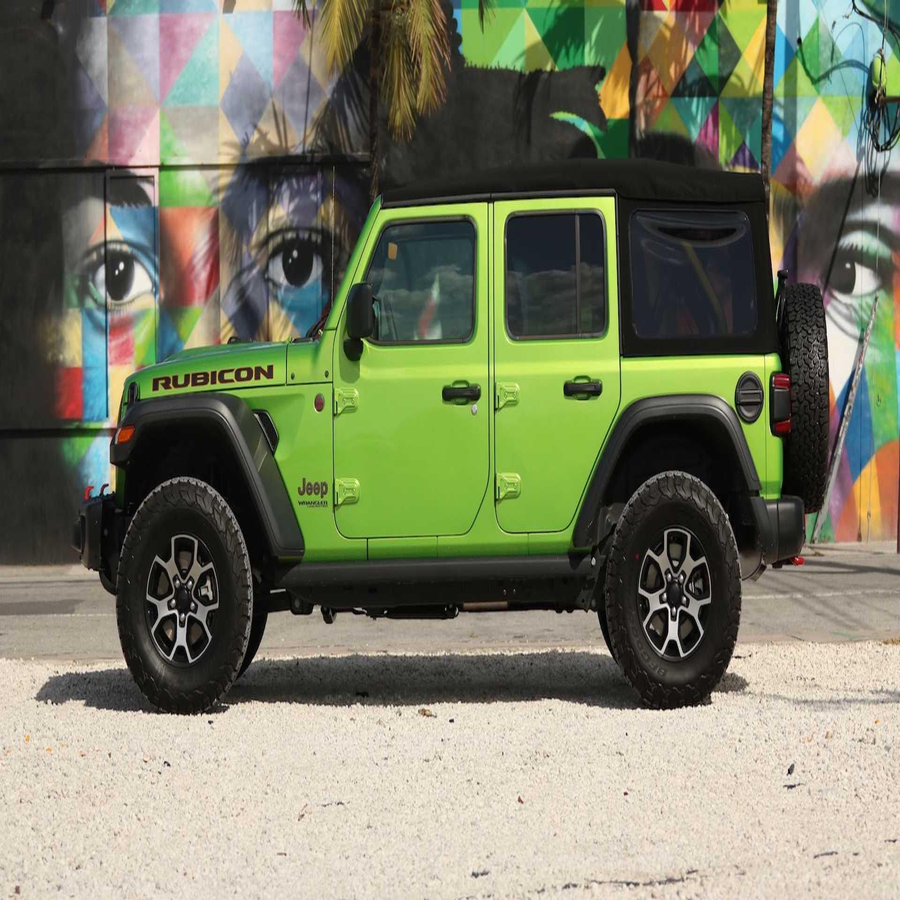 xe Jeep có màu sắc ấn tượng
