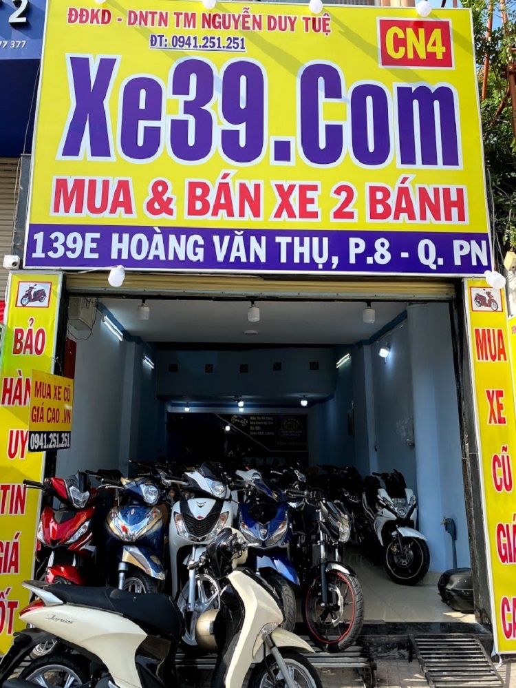 Địa chỉ mua bán xe máy cũ chất lượng - Xe39.com